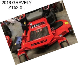 2018 GRAVELY ZT52 XL