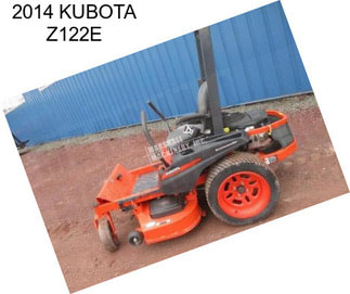 2014 KUBOTA Z122E