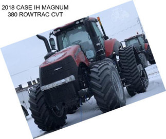 2018 CASE IH MAGNUM 380 ROWTRAC CVT