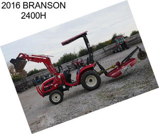 2016 BRANSON 2400H