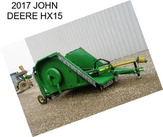 2017 JOHN DEERE HX15