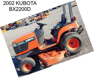 2002 KUBOTA BX2200D