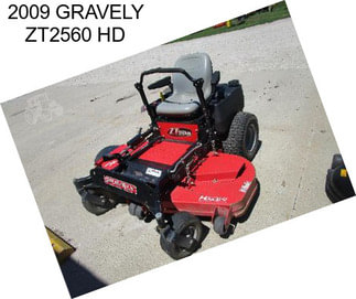 2009 GRAVELY ZT2560 HD