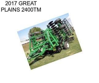 2017 GREAT PLAINS 2400TM