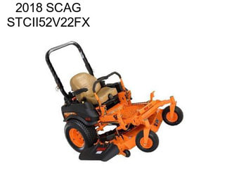 2018 SCAG STCII52V22FX