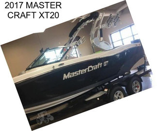 2017 MASTER CRAFT XT20