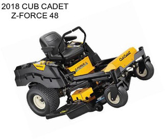 2018 CUB CADET Z-FORCE 48