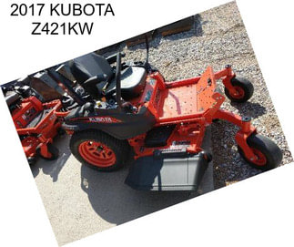 2017 KUBOTA Z421KW