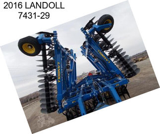 2016 LANDOLL 7431-29