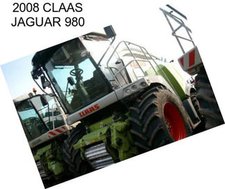 2008 CLAAS JAGUAR 980