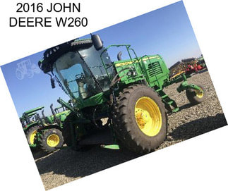 2016 JOHN DEERE W260