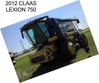 2012 CLAAS LEXION 750