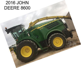 2016 JOHN DEERE 8600