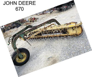 JOHN DEERE 670