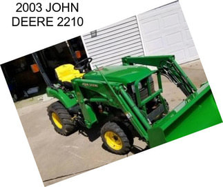 2003 JOHN DEERE 2210