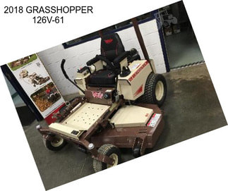 2018 GRASSHOPPER 126V-61