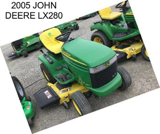 2005 JOHN DEERE LX280