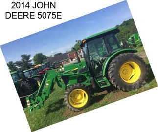 2014 JOHN DEERE 5075E