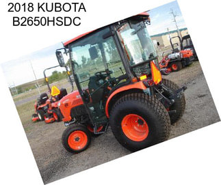 2018 KUBOTA B2650HSDC