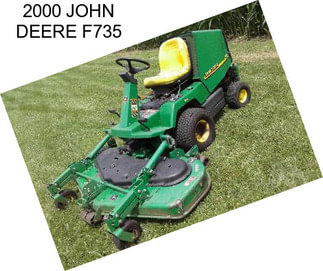 2000 JOHN DEERE F735