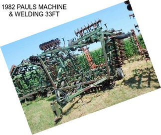 1982 PAULS MACHINE & WELDING 33FT