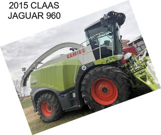 2015 CLAAS JAGUAR 960