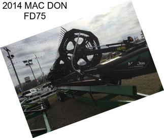 2014 MAC DON FD75