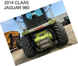 2014 CLAAS JAGUAR 980