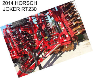 2014 HORSCH JOKER RT230