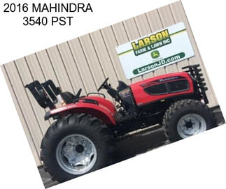 2016 MAHINDRA 3540 PST