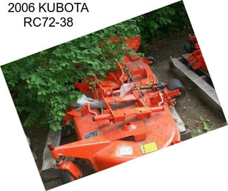 2006 KUBOTA RC72-38