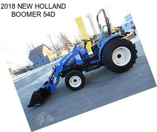 2018 NEW HOLLAND BOOMER 54D