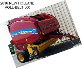 2016 NEW HOLLAND ROLL-BELT 560