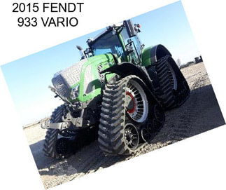 2015 FENDT 933 VARIO