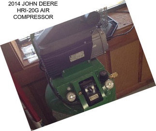2014 JOHN DEERE HRI-20G AIR COMPRESSOR