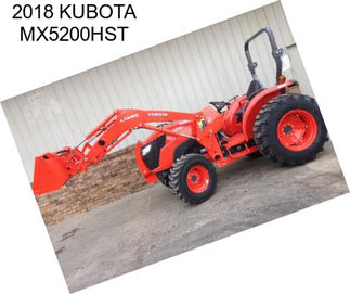 2018 KUBOTA MX5200HST