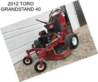 2012 TORO GRANDSTAND 40