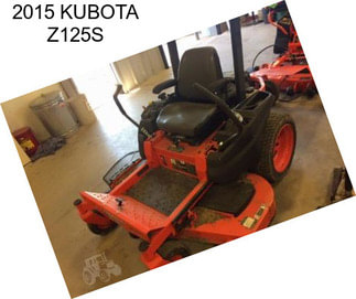 2015 KUBOTA Z125S