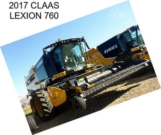 2017 CLAAS LEXION 760