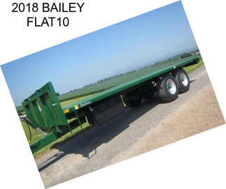 2018 BAILEY FLAT10