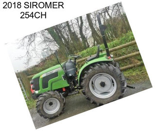 2018 SIROMER 254CH