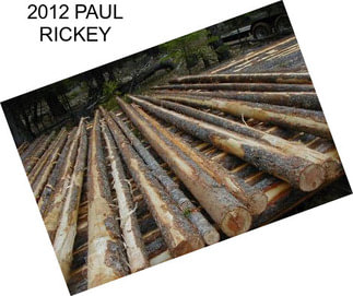 2012 PAUL RICKEY