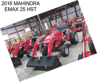 2016 MAHINDRA EMAX 25 HST