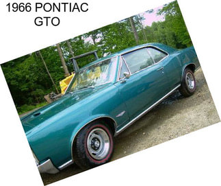 1966 PONTIAC GTO