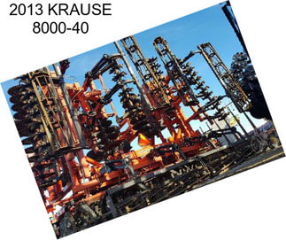 2013 KRAUSE 8000-40