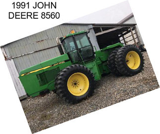 1991 JOHN DEERE 8560