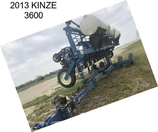 2013 KINZE 3600