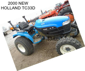 2000 NEW HOLLAND TC33D