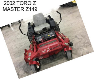 2002 TORO Z MASTER Z149