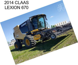 2014 CLAAS LEXION 670